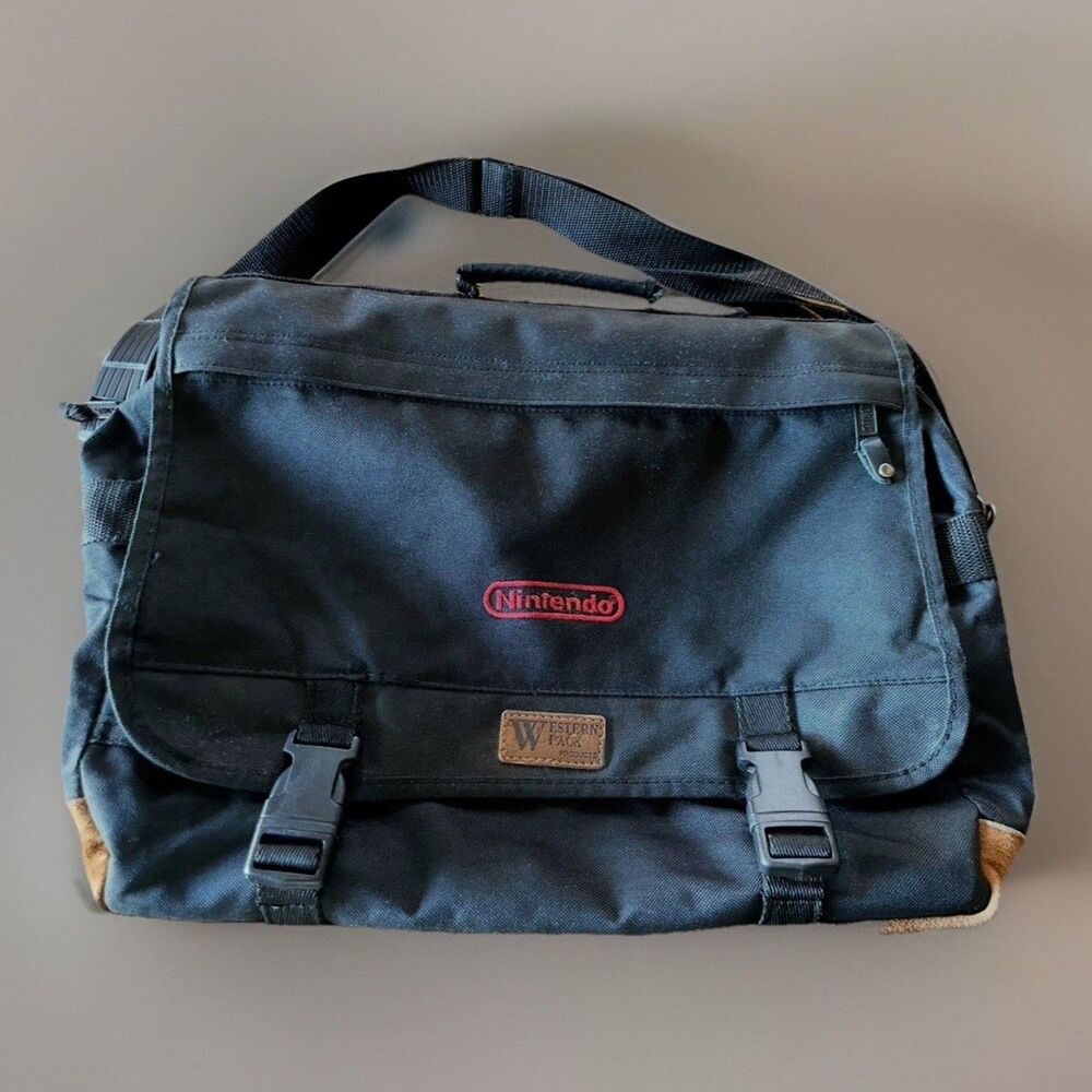 Vintage Nintendo Employee Promo Laptop Messenger Bag